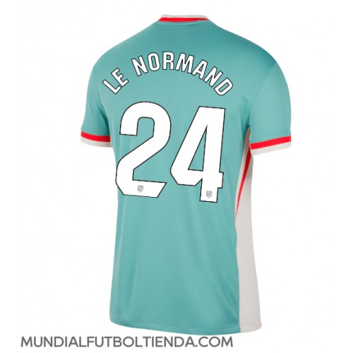 Camiseta Atletico Madrid Robin Le Normand #24 Segunda Equipación Replica 2024-25 mangas cortas